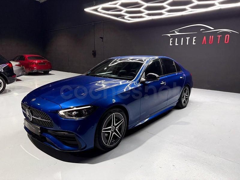 Usado Mercedes C200 204 CV (150 kW) 2022 Azul Berlina