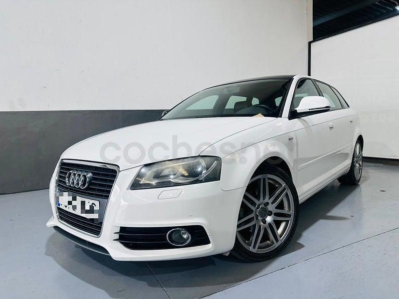 Usado Audi A3 Ambition 105 CV (77 kW) 2009 Blanco Utilitario