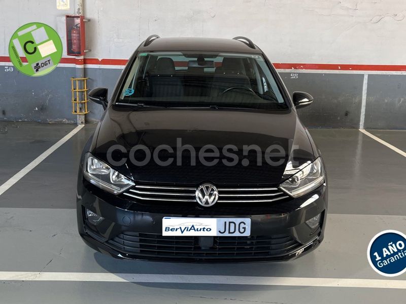 Negro Usado 2015 VW Golf Sportsvan Advance Monovolumen | 9450 € (Precio justo) - Imagen 1/4