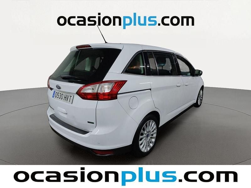 Usado Ford Grand C-Max Titanium 125 CV (91 kW) 2014 Blanco Monovolumen