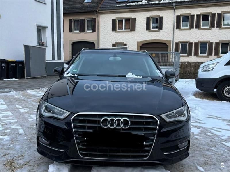 Usado Audi A3 S-Line 180 CV (132 kW) 2013 Negro Berlina