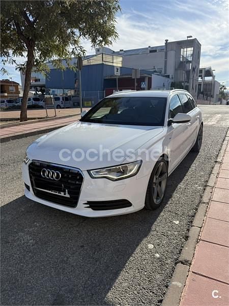 Usado Audi A6 190 CV (139 kW) 2014 Blanco Familiar