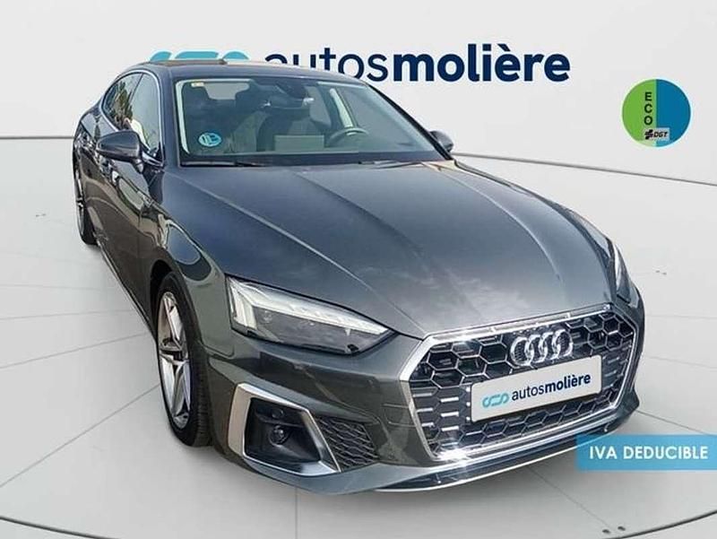 Usado Audi A5 S-Line 163 CV (119 kW) 2020 Gris Coupe