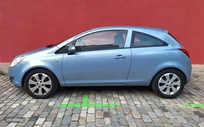 Usado Opel Corsa Enjoy 89 CV (65 kW) 2008 Azul Utilitario