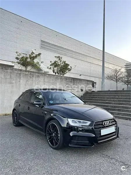 Usado Audi A3 S-Line 150 CV (110 kW) 2020 Negro Berlina