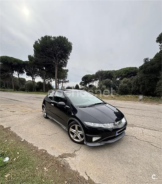 Negro Usado 2008 Honda Civic Type S Berlina | 8900 € (Un poco caro) - Imagen 1/4