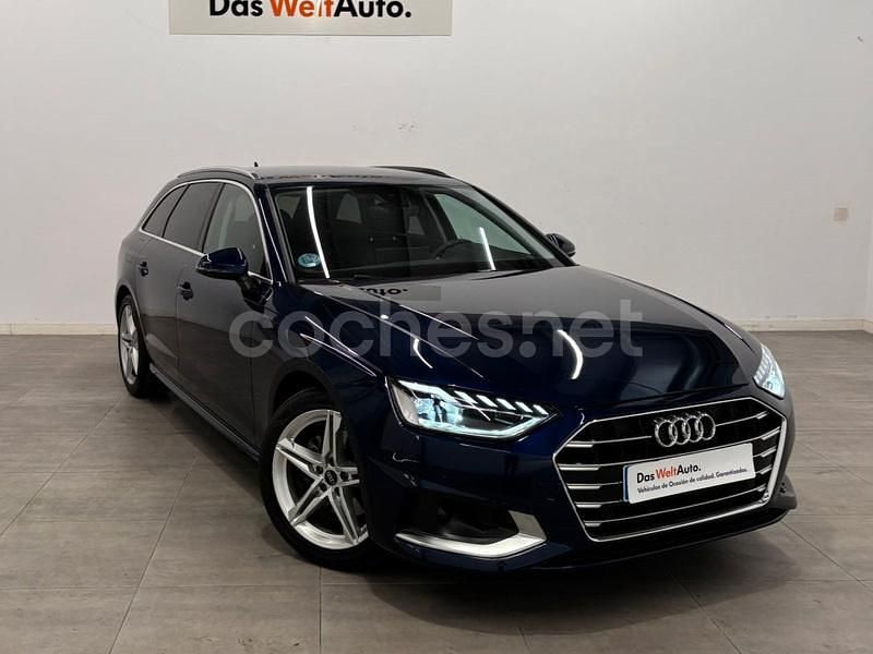 Azul Usado 2023 Audi A4 Advanced Plus Familiar | 32.900 € (Precio justo) - Imagen 1/4
