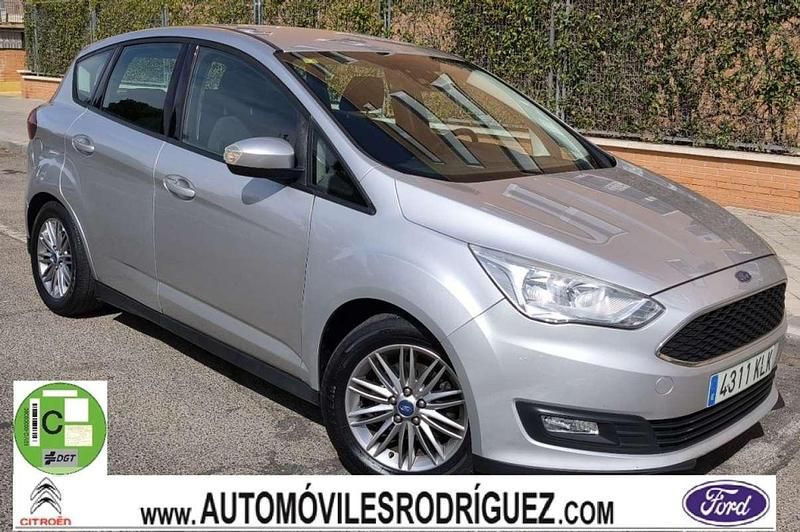Gris Usado 2018 Ford C-MAX Trend+ Monovolumen | 11.500 € (Precio justo) - Imagen 1/4