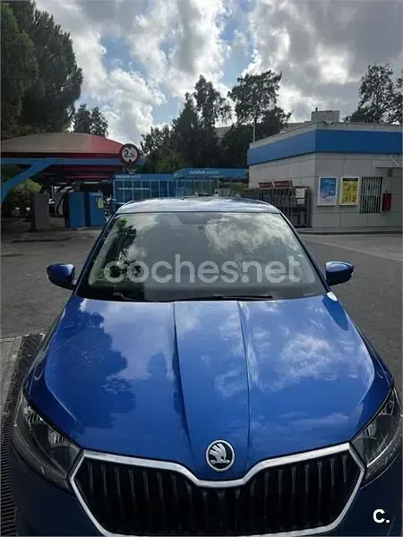 Usado Skoda Fabia Style 95 CV (69 kW) 2021 Azul Utilitario