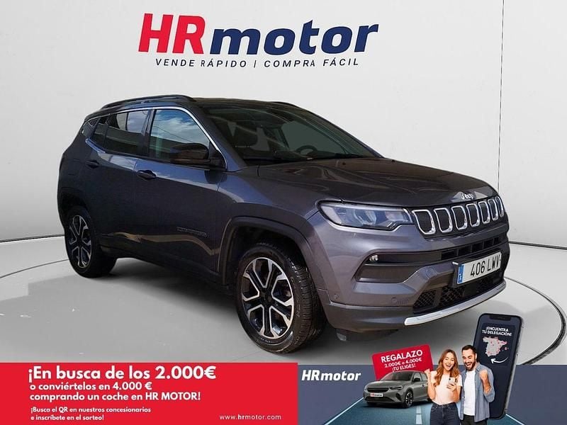 Gris Usado 2022 Jeep Compass Limited SUV | 20.290 € (Precio justo) - Imagen 1/4