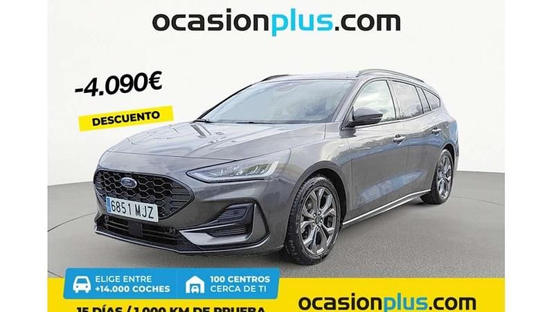 Gris Usado 2023 Ford Focus ST-Line Familiar | 17.503 € (Precio justo) - Imagen 1/4