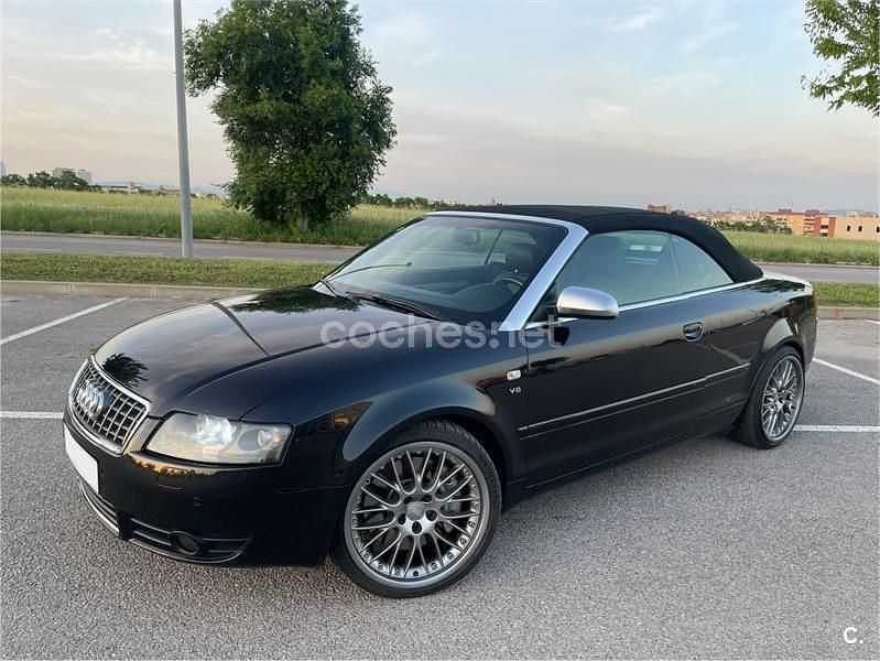 Usado Audi S4 Cabriolet Sport 344 CV (253 kW) 2006 Negro Descapotable