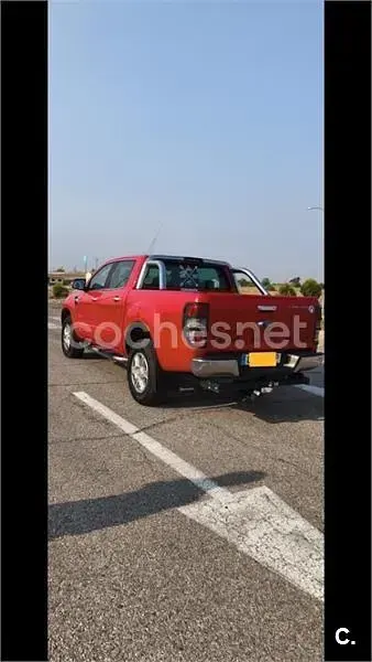 Usado Ford Ranger XLT 150 CV (110 kW) 2014 Rojo Pickup/Camioneta