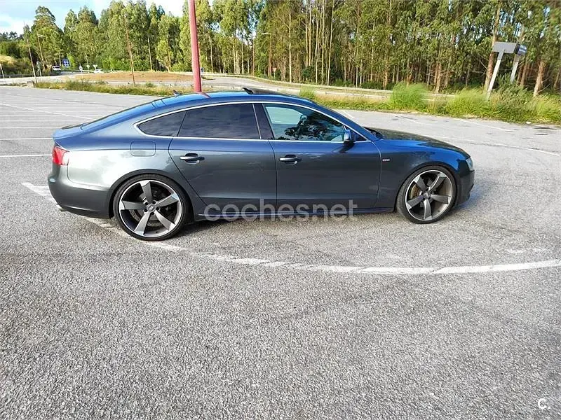 Usado Audi A5 Sportback 245 CV (180 kW) 2012 Gris / plata Utilitario
