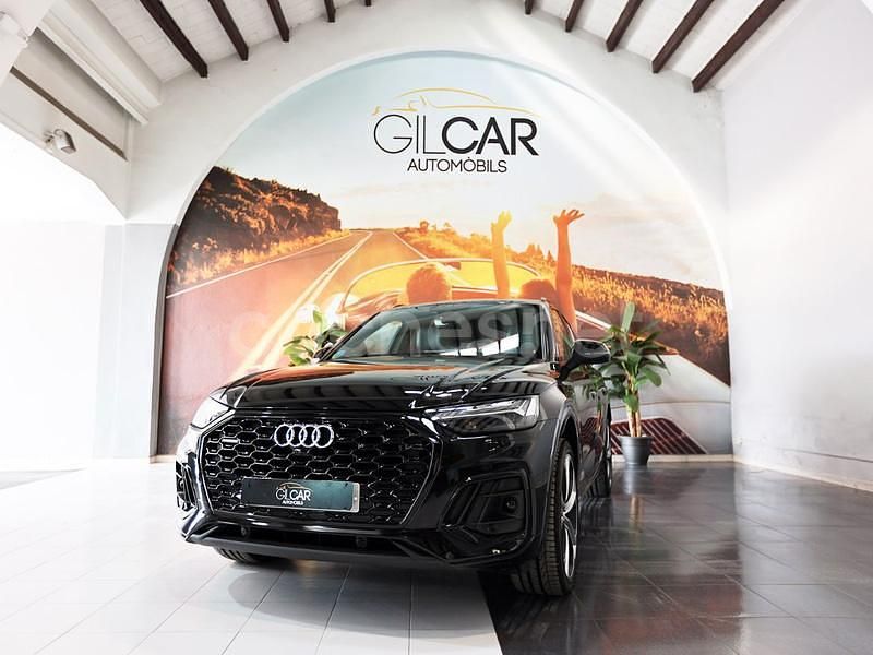 Negro Usado 2021 Audi Q5 Sportback S-Line SUV | 45.400 € (Un poco caro) - Imagen 1/4