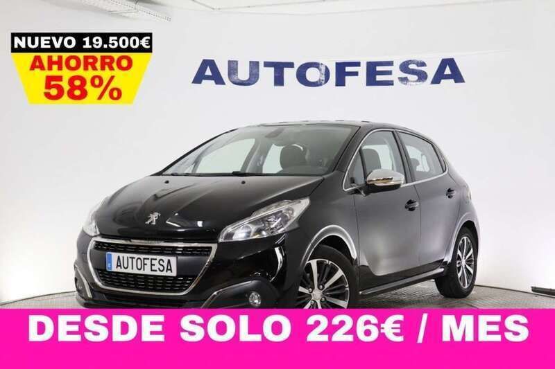 Negro Usado 2017 Peugeot 208 Allure Utilitario | 8250 € (Precio justo) - Imagen 1/4