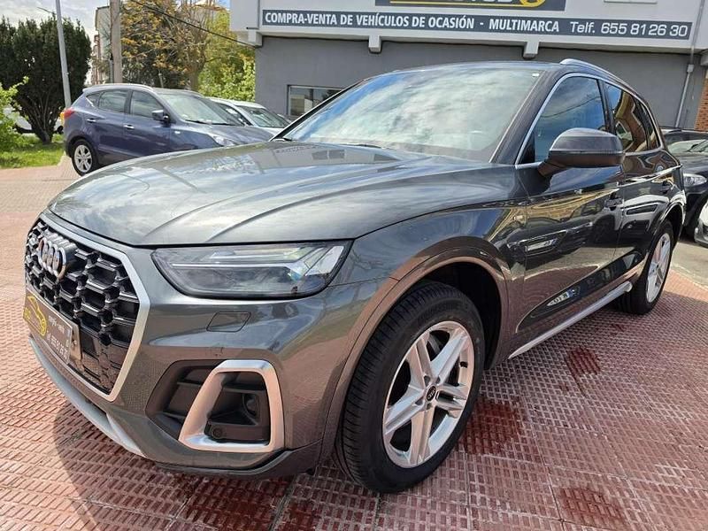 Usado Audi Q5 S-Line 204 CV (150 kW) 2022 Gris / plata SUV