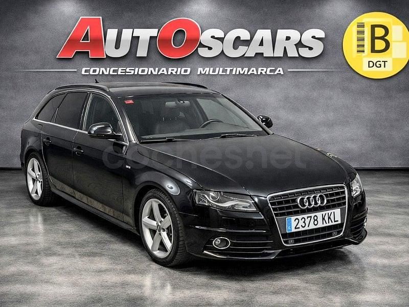 Usado Audi A4 S-Line 143 CV (105 kW) 2009 Negro Familiar