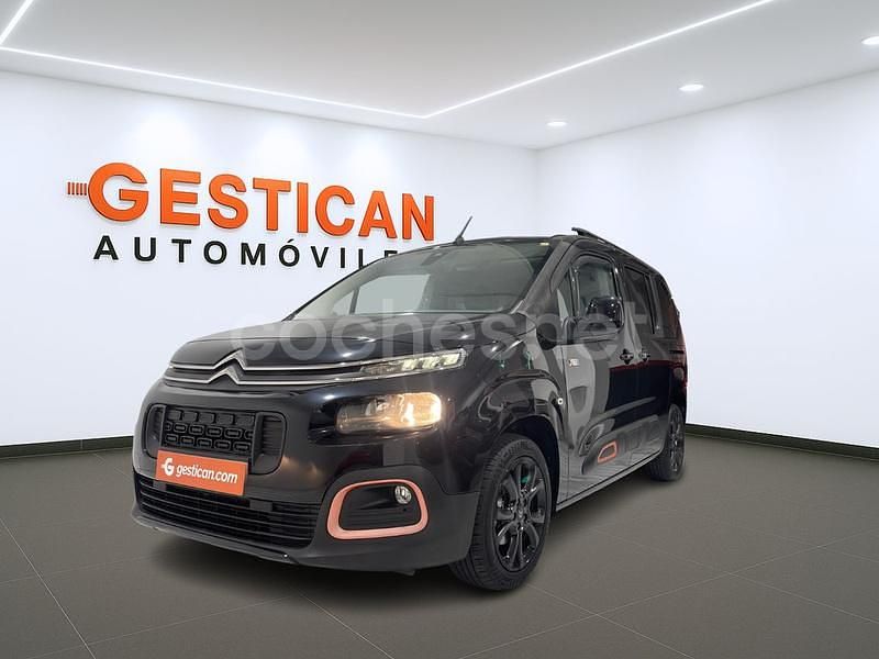 Negro Usado 2019 Citroën Berlingo PureTech Monovolumen | 16.990 € (Precio justo) - Imagen 1/4