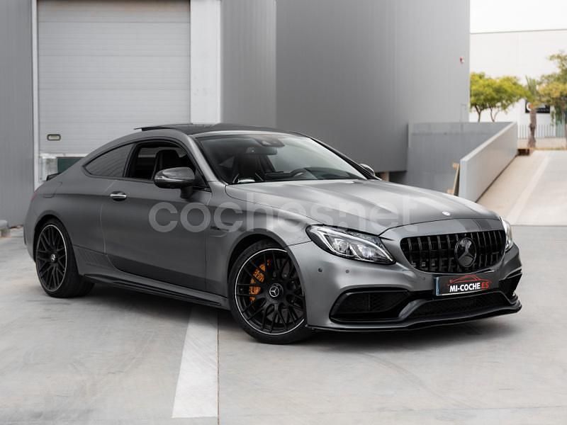 Gris / plata Usado 2016 Mercedes C63S AMG Edition 1 Coupe | 56.900 € (Super precio) - Imagen 1/4