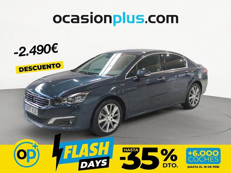 Usado Peugeot 508 GT-line 150 CV (110 kW) 2018 Azul Berlina