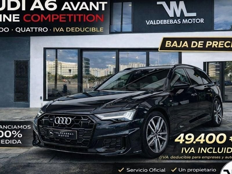 Usado Audi A6 S-Line 299 CV (219 kW) 2024 Azul Familiar
