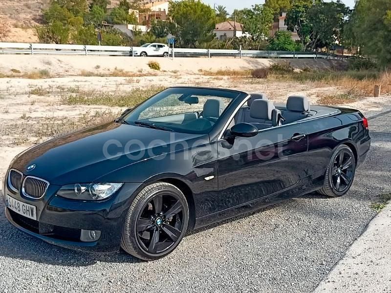 Negro Usado 2010 BMW 325 Cabriolet Comfort Edition Descapotable | 12.800 € (Precio justo) - Imagen 1/4
