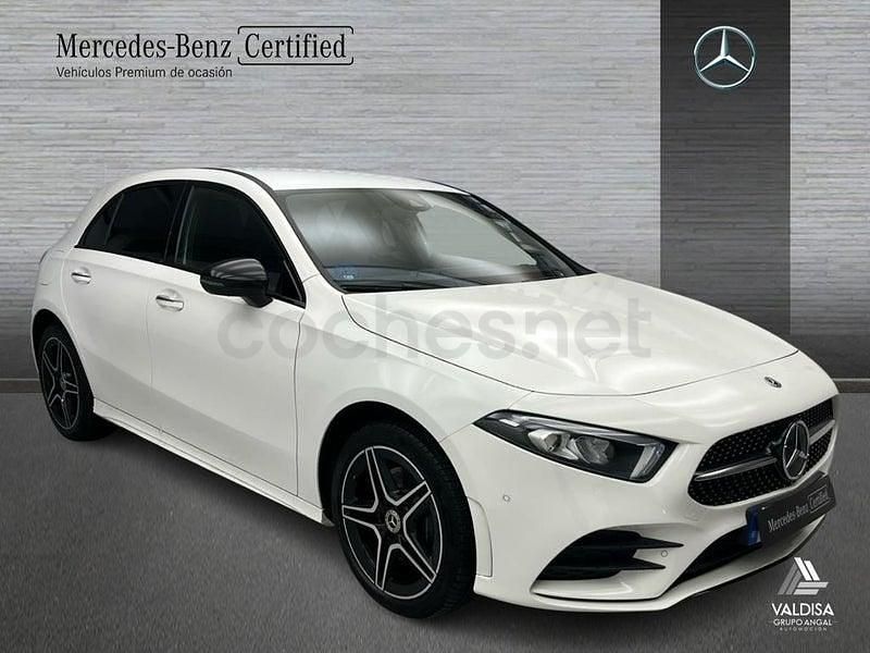 Usado Mercedes A250 AMG line 218 CV (160 kW) 2022 Blanco polar Berlina