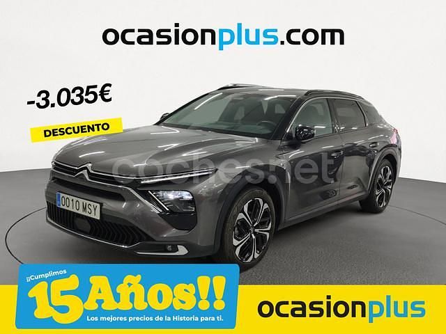 Gris / plata Usado 2024 Citroën C5 X PureTech Familiar | 25.690 € - Imagen 1/4