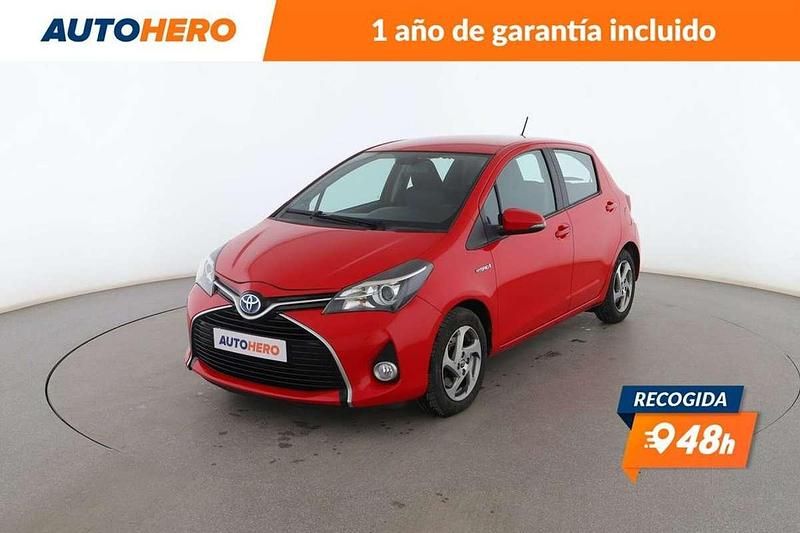 Rojo Usado 2016 Toyota Yaris Hybrid Active Berlina | 13.299 € (Un poco caro) - Imagen 1/3