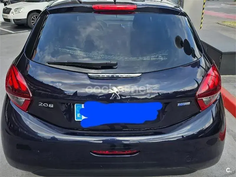 Usado Peugeot 208 Active 82 HP (60 kW) 2016 Azul Citadino