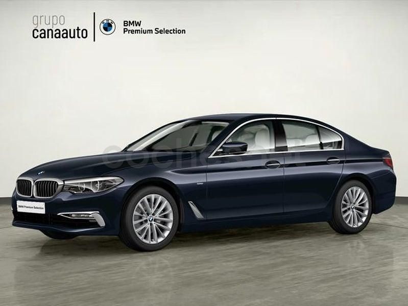 Usado BMW 520 Efficient Dynamics 190 CV (139 kW) 2017 Azul Berlina