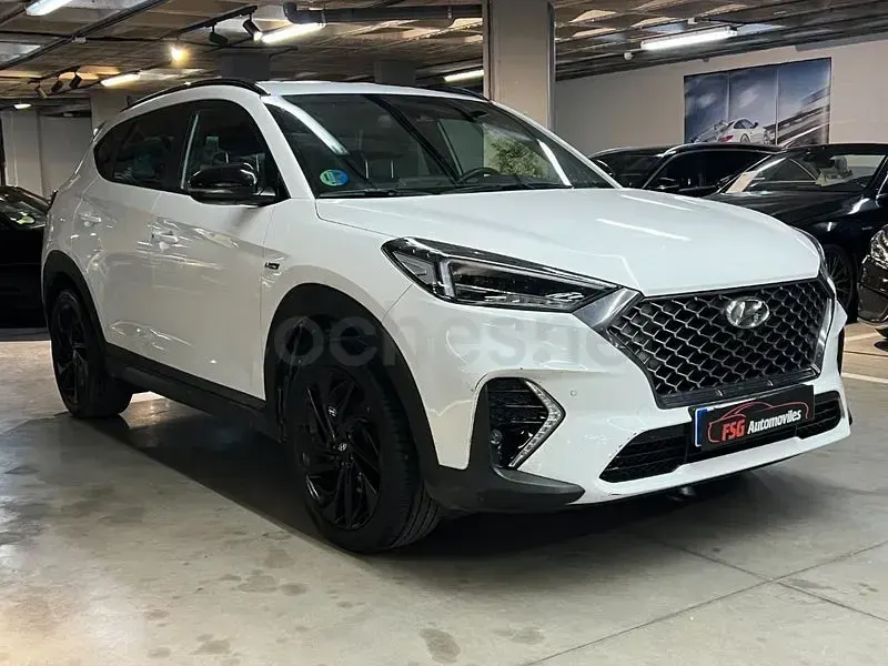 Usado Hyundai Tucson N Line 136 CV (100 kW) 2019 Blanco SUV