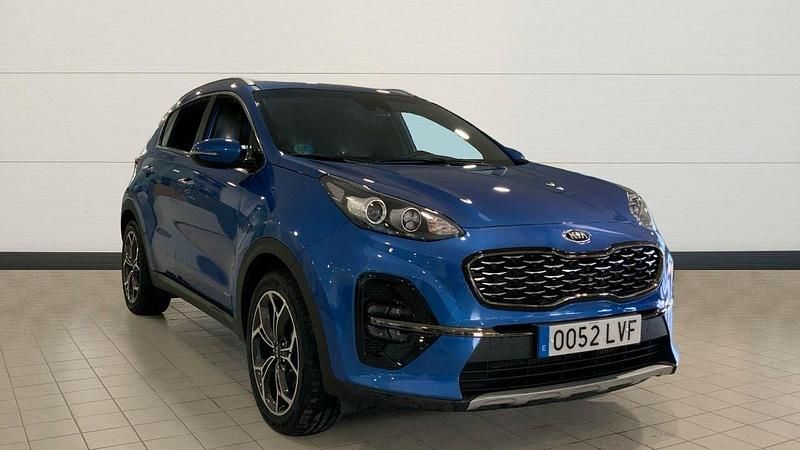 Usado Kia Sportage GT-Line 136 CV (100 kW) 2021 Azul SUV