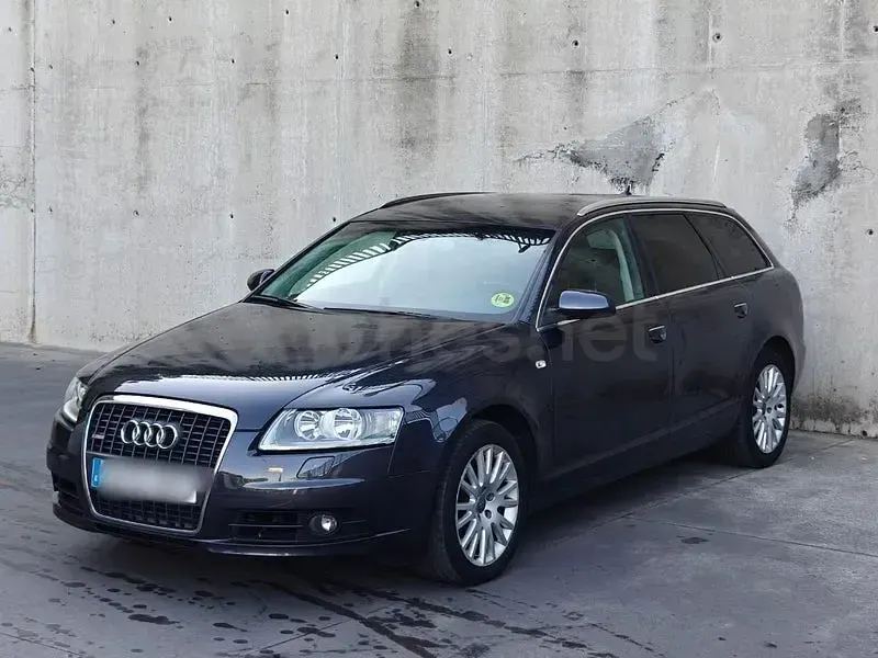 Usado Audi A6 Business 140 CV (102 kW) 2008 Negro Familiar