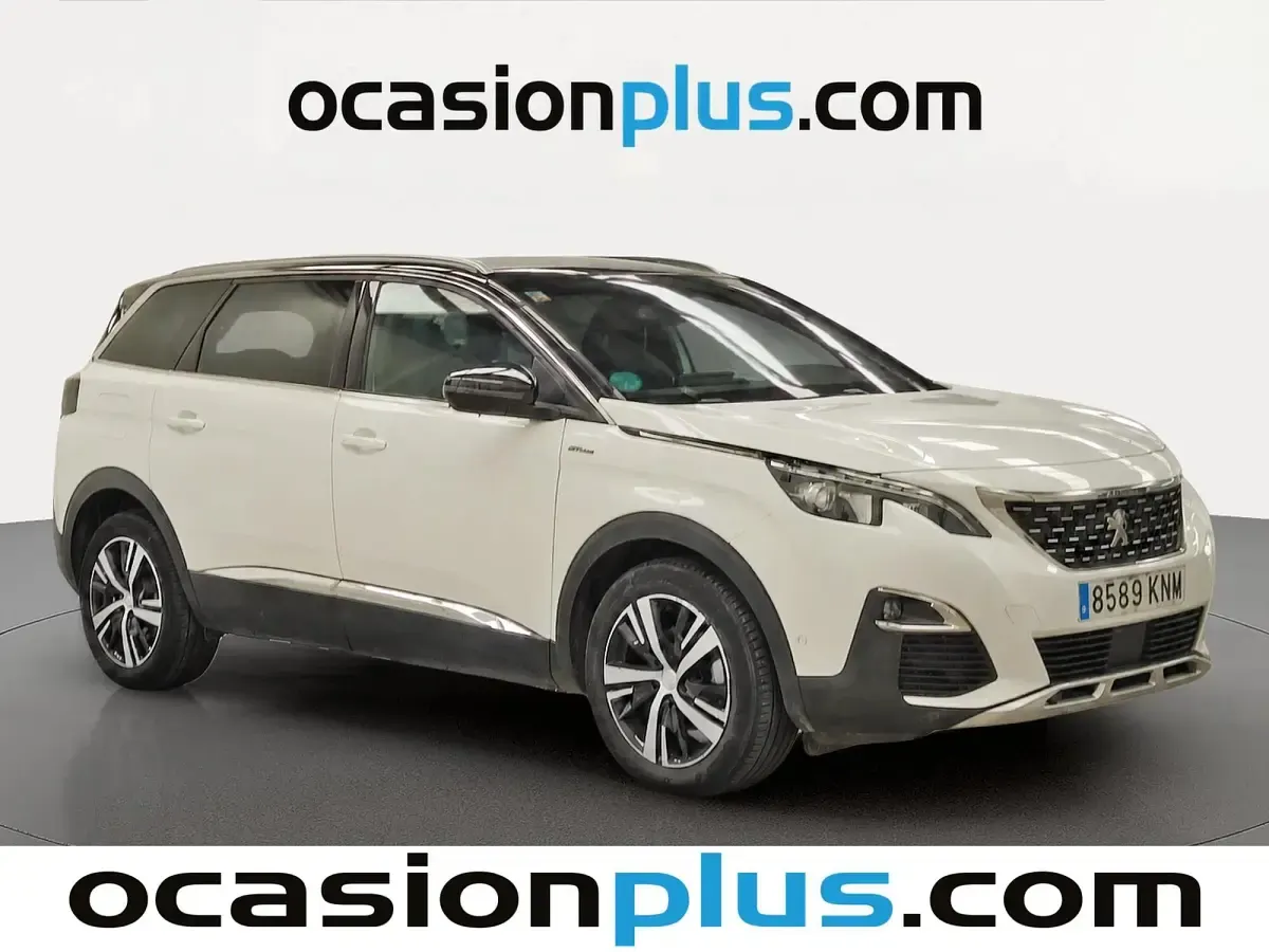Usado Peugeot 5008 GT-line 131 CV (96 kW) 2018 Blanco SUV
