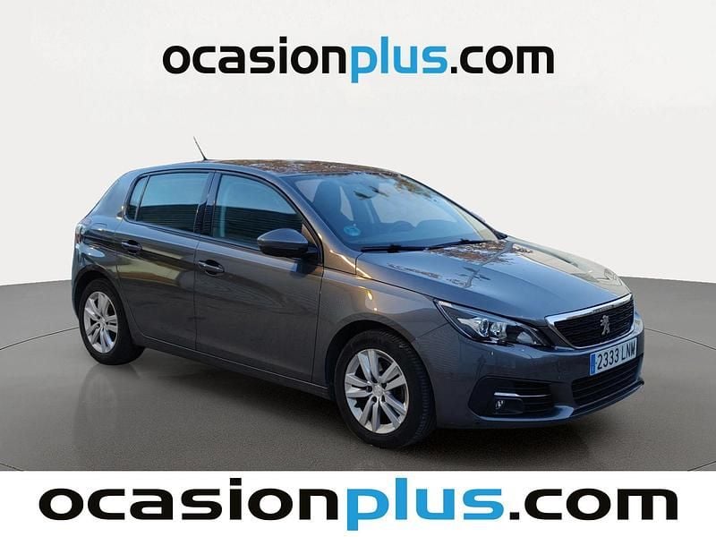 Usado Peugeot 308 Active 130 CV (95 kW) 2021 Gris oscuro Utilitario