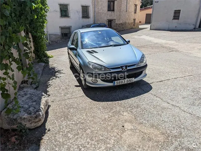 Usado Peugeot 206 90 CV (66 kW) 2001 Blanco Berlina