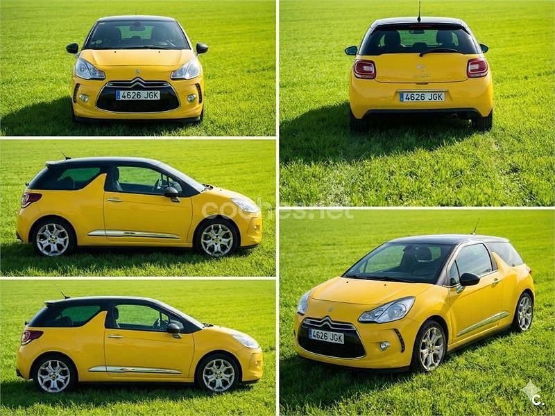 Amarillo Usado 2014 Citroën DS3 Style Berlina | 8300 € (Precio justo) - Imagen 1/4