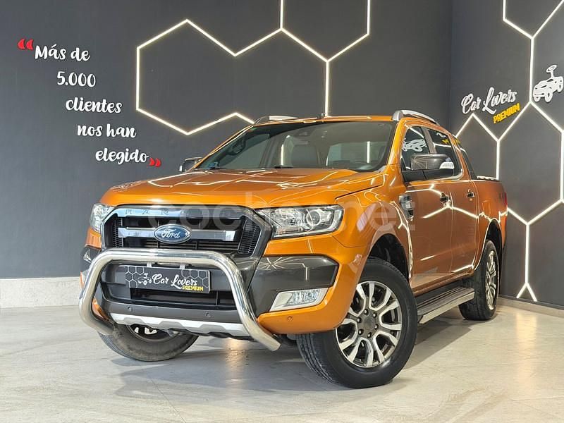 Usado Ford Ranger Wildtrack 200 CV (147 kW) 2017 Naranja Pickup/Camioneta
