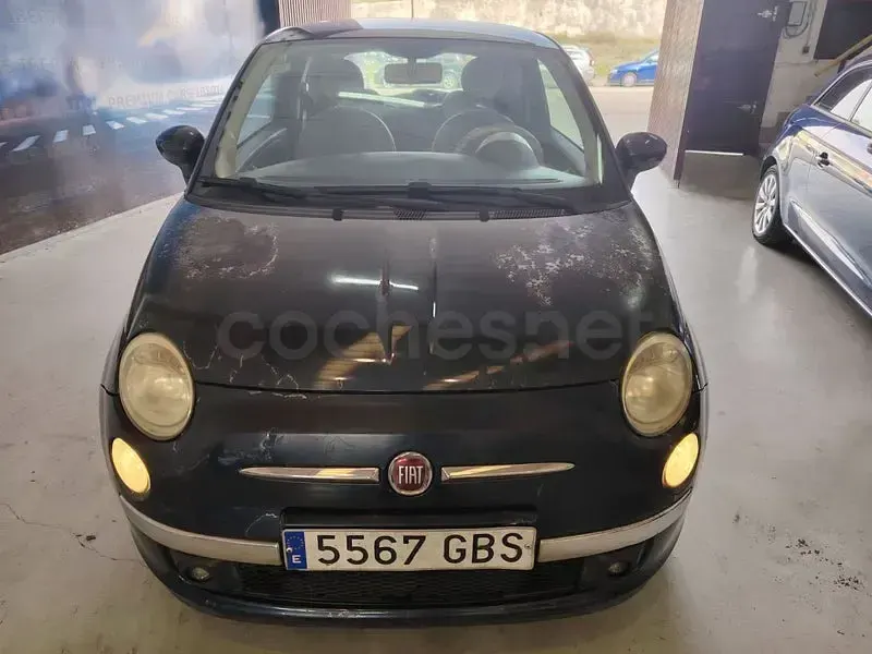 Usado Fiat 500 Lounge 100 CV (73 kW) 2008 Azul Berlina