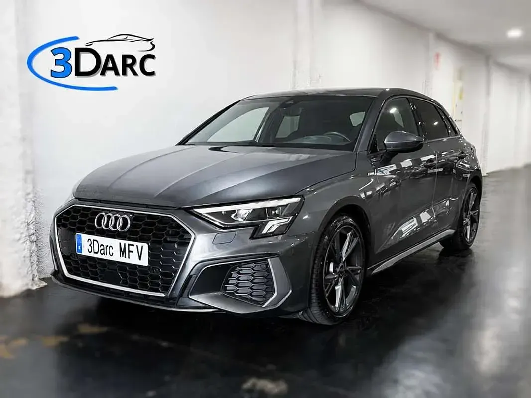 Usado Audi A3 Sportback S-Line 150 CV (110 kW) 2023 Gris Utilitario