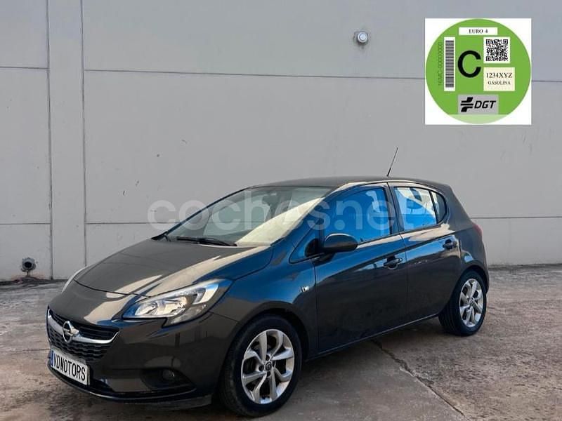 Gris / plata Usado 2015 Opel Corsa Selective Berlina | 7490 € (Precio justo) - Imagen 1/4