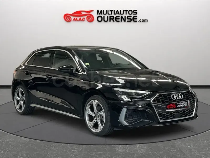 Usado Audi A3 S-Line 150 CV (110 kW) 2022 Negro Berlina
