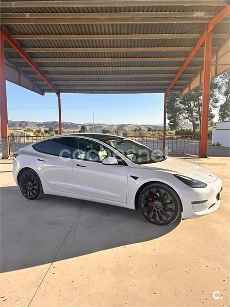Eléctrico Usado 2021 Tesla Model 3 Performance Berlina | 32.900 € (Precio justo) - Imagen 1/4