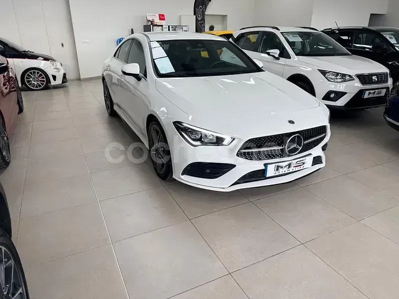 Usado Mercedes CLA200 150 CV (110 kW) 2020 Blanco Berlina