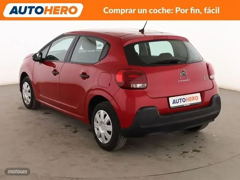 Usado Citroën C3 Live 68 CV (50 kW) 2018 Rojo Utilitario