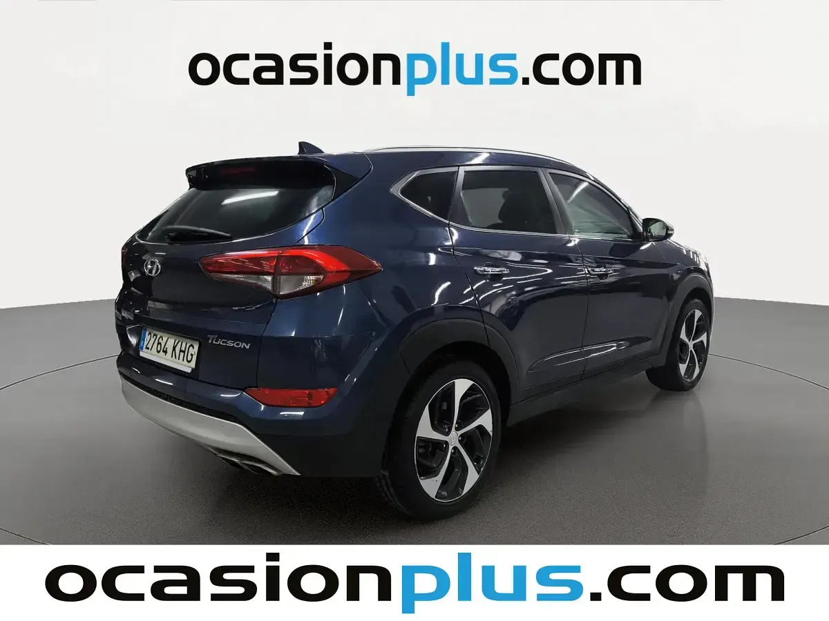 Usado Hyundai Tucson 177 CV (130 kW) 2018 Azul SUV