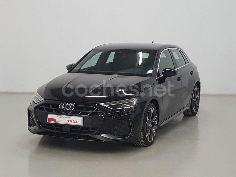 Negro Usado 2024 Audi A3 Sportback S-Line Berlina | 34.900 € (Un poco caro) - Imagen 1/4