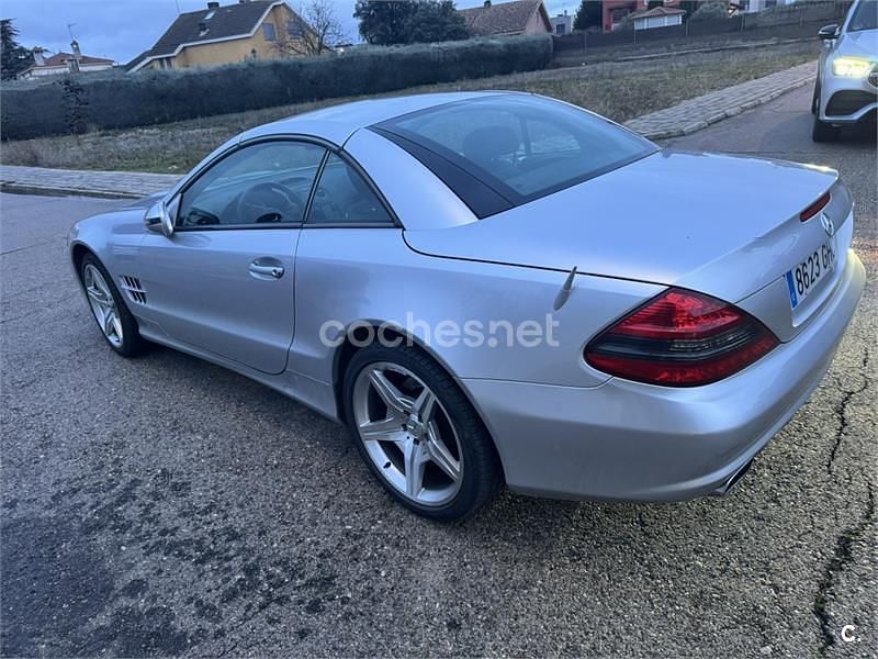 Usado Mercedes SL350 272 CV (200 kW) 2008 Gris / plata Descapotable
